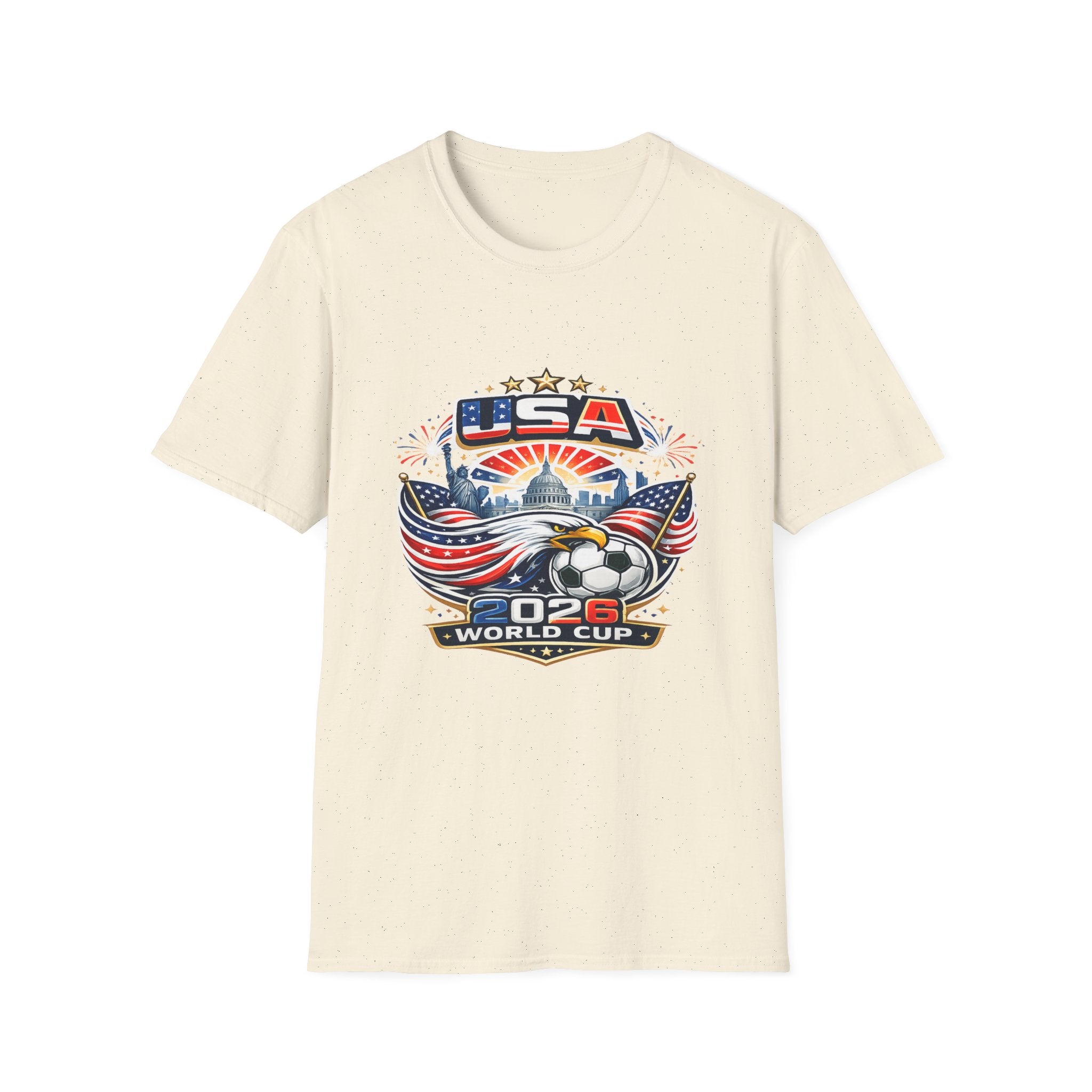 USA World Cup 2026 Soccer T-Shirt — Eagle & Flag Graphic