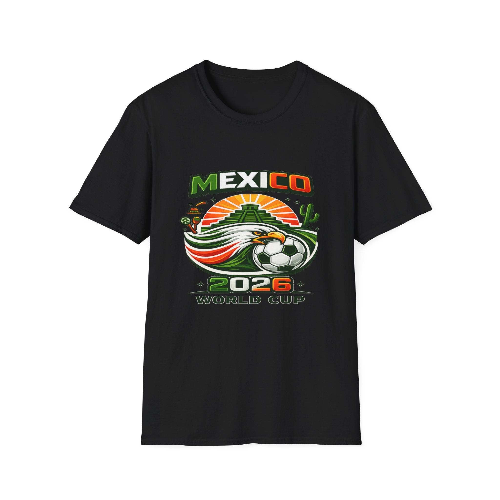 Mexico 2026 World Cup Soccer T-Shirt — Mexican Football Fan Tee