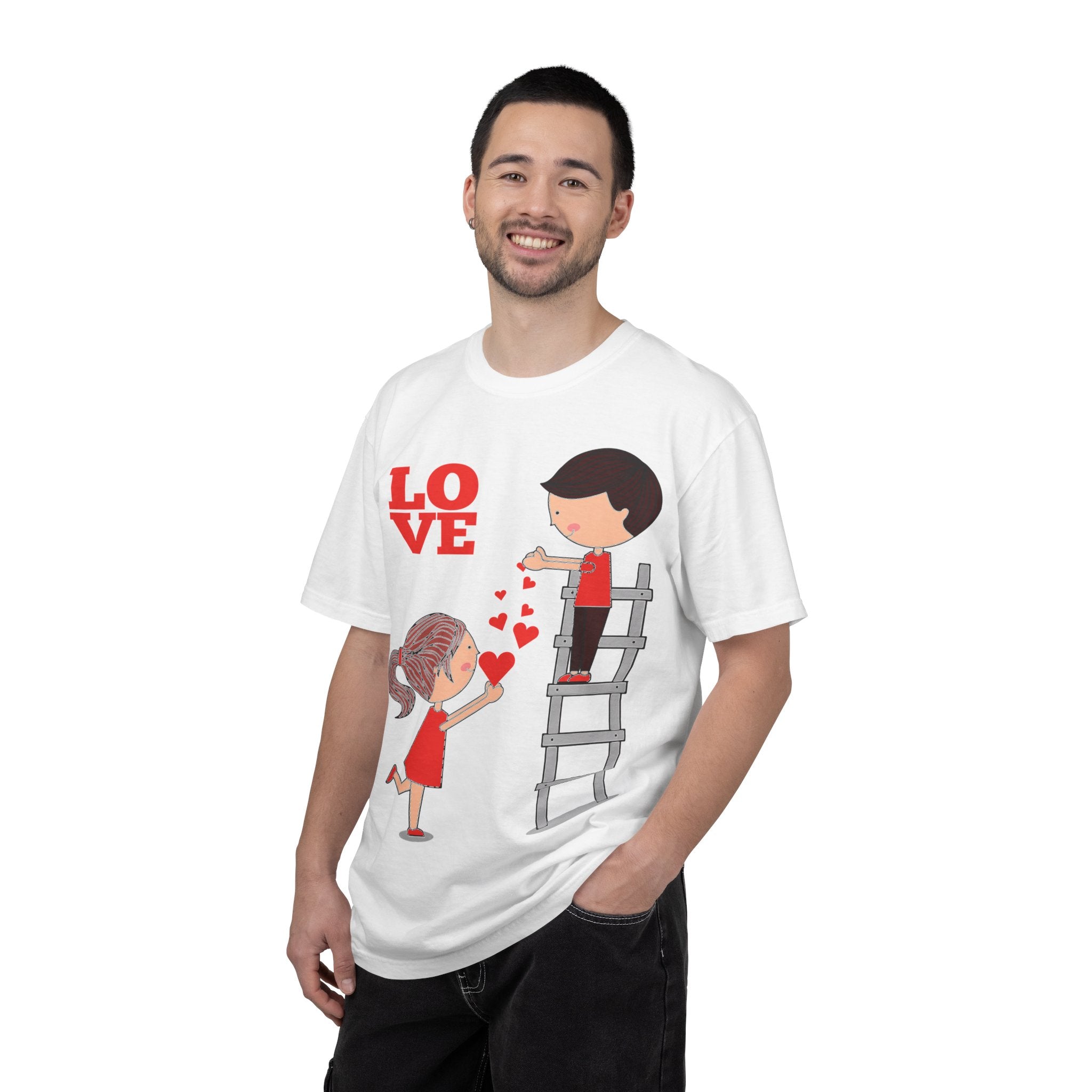 Love Ladder T-Shirt — Cute Couple Valentine Tee