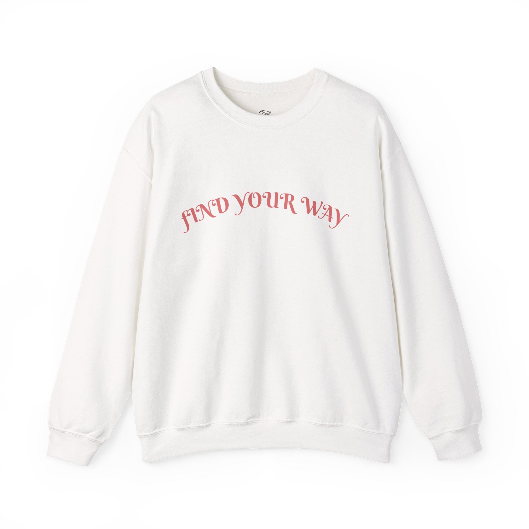 Crewneck Sweatshirt — “Find Your Way” Cute Doll Graphic Back Print