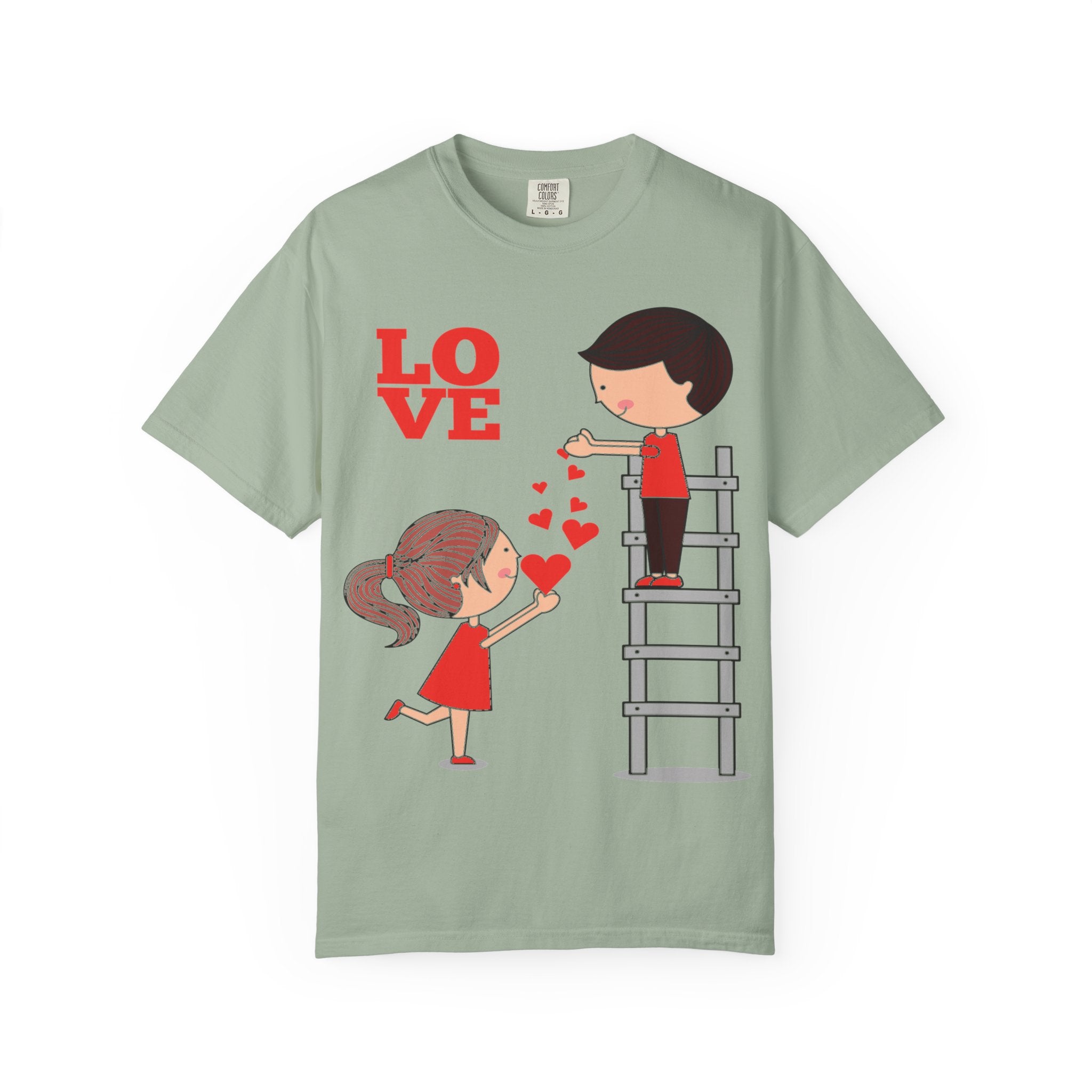 Love Ladder T-Shirt — Cute Couple Valentine Tee