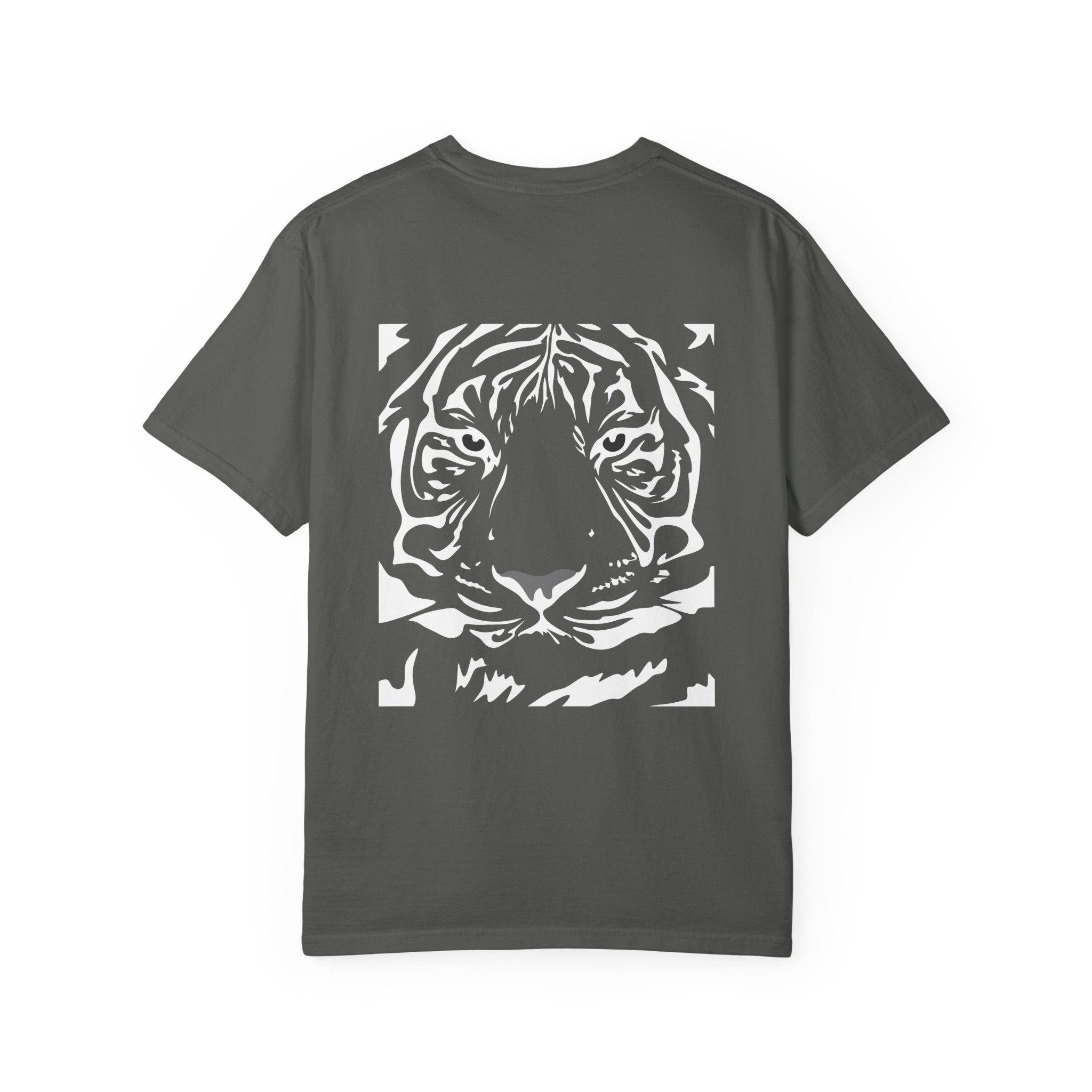Tiger Kanji T‑Shirt — Bold Tiger Face Graphic Tee