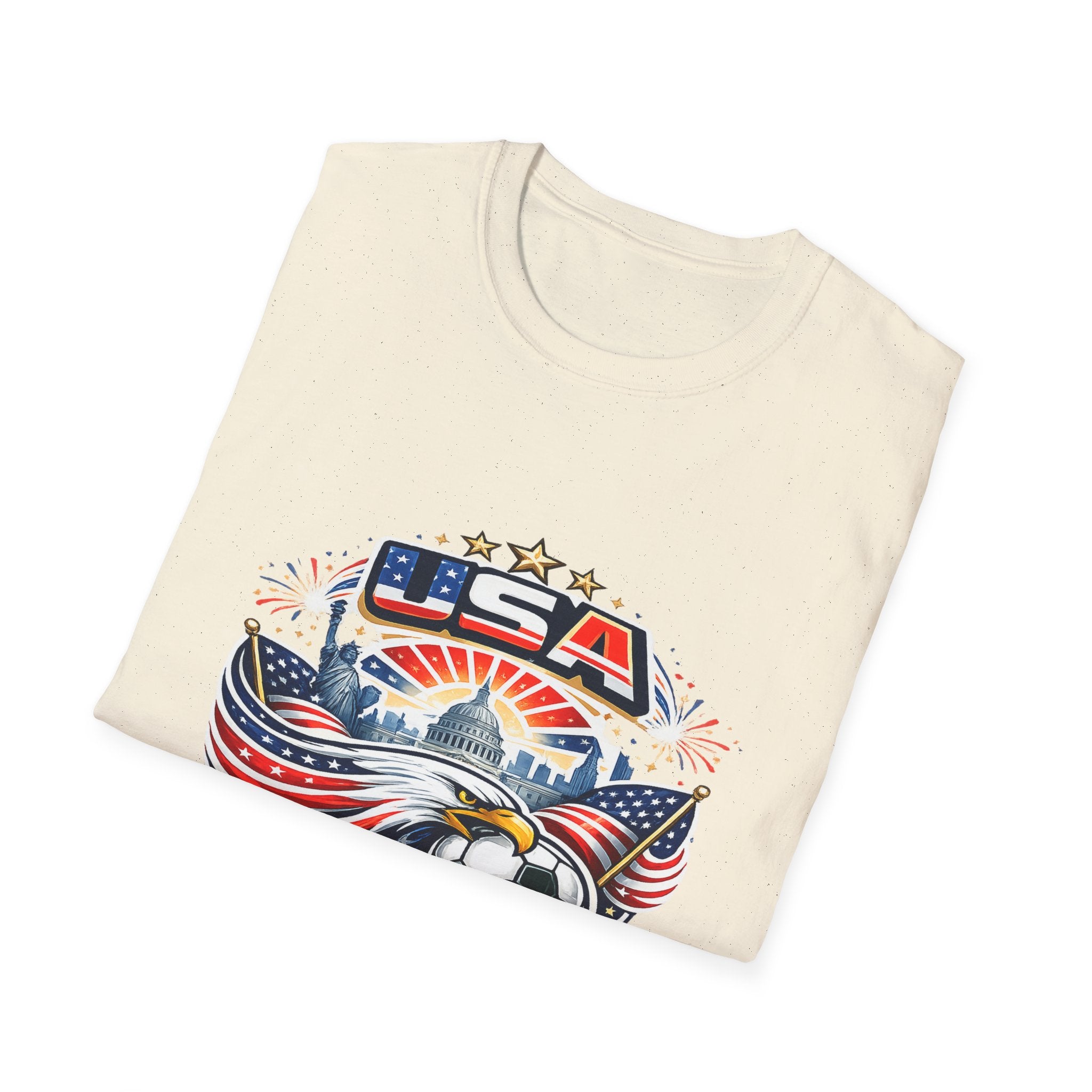 USA World Cup 2026 Soccer T-Shirt — Eagle & Flag Graphic