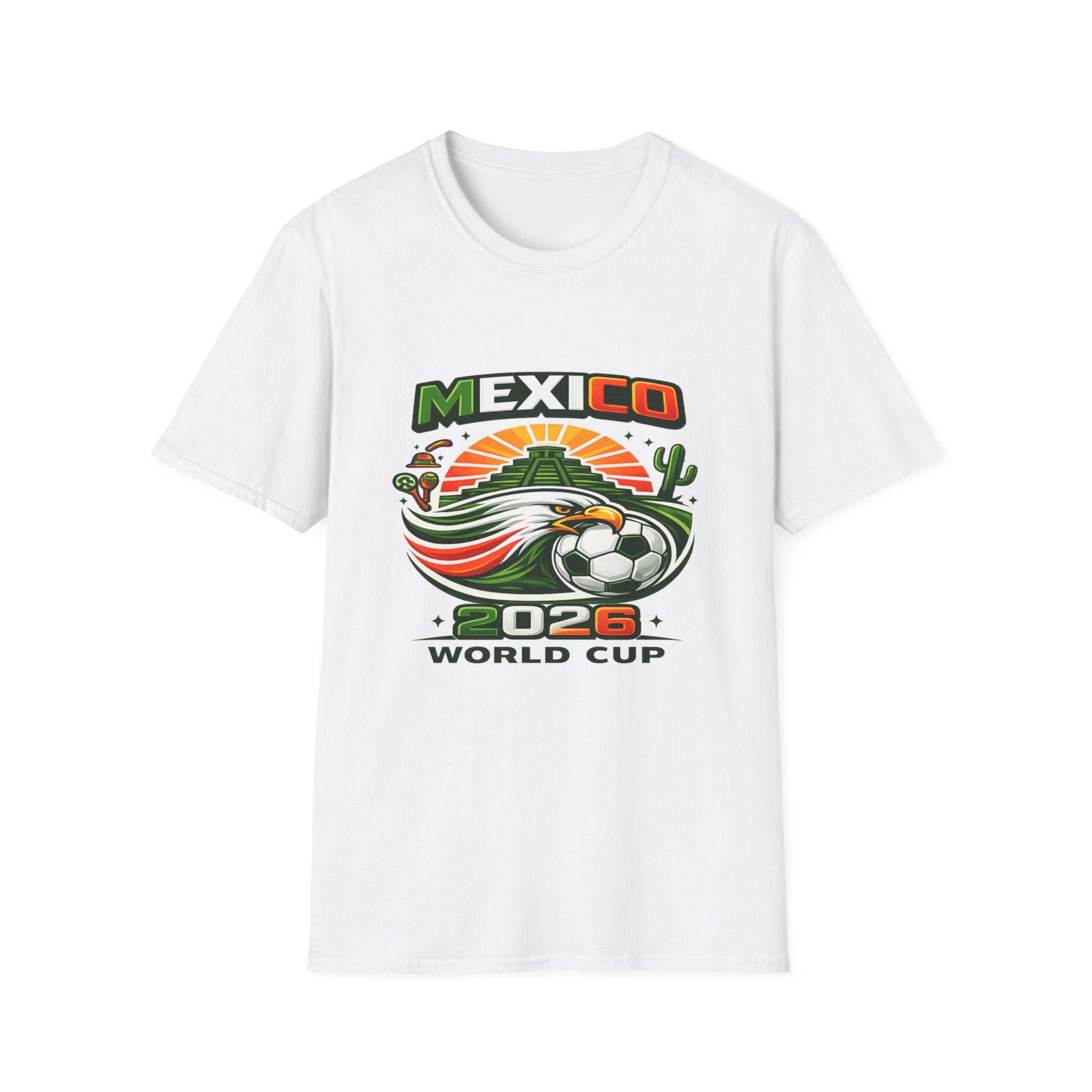 Mexico 2026 World Cup Soccer T-Shirt — Mexican Football Fan Tee