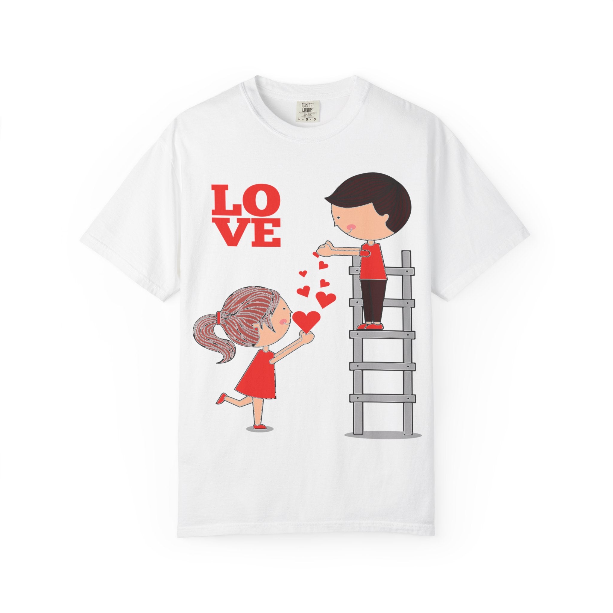 Love Ladder T-Shirt — Cute Couple Valentine Tee