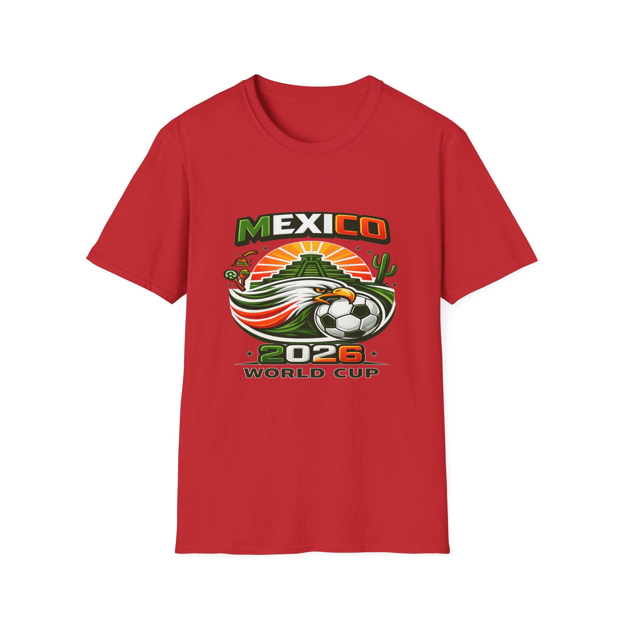 Mexico 2026 World Cup Soccer T-Shirt — Mexican Football Fan Tee