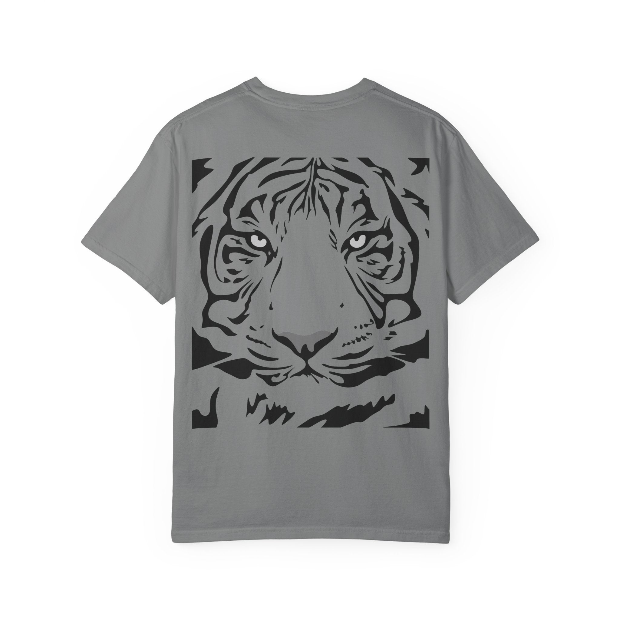 Tiger Kanji T‑Shirt — Bold Back Tiger Face Graphic Tee