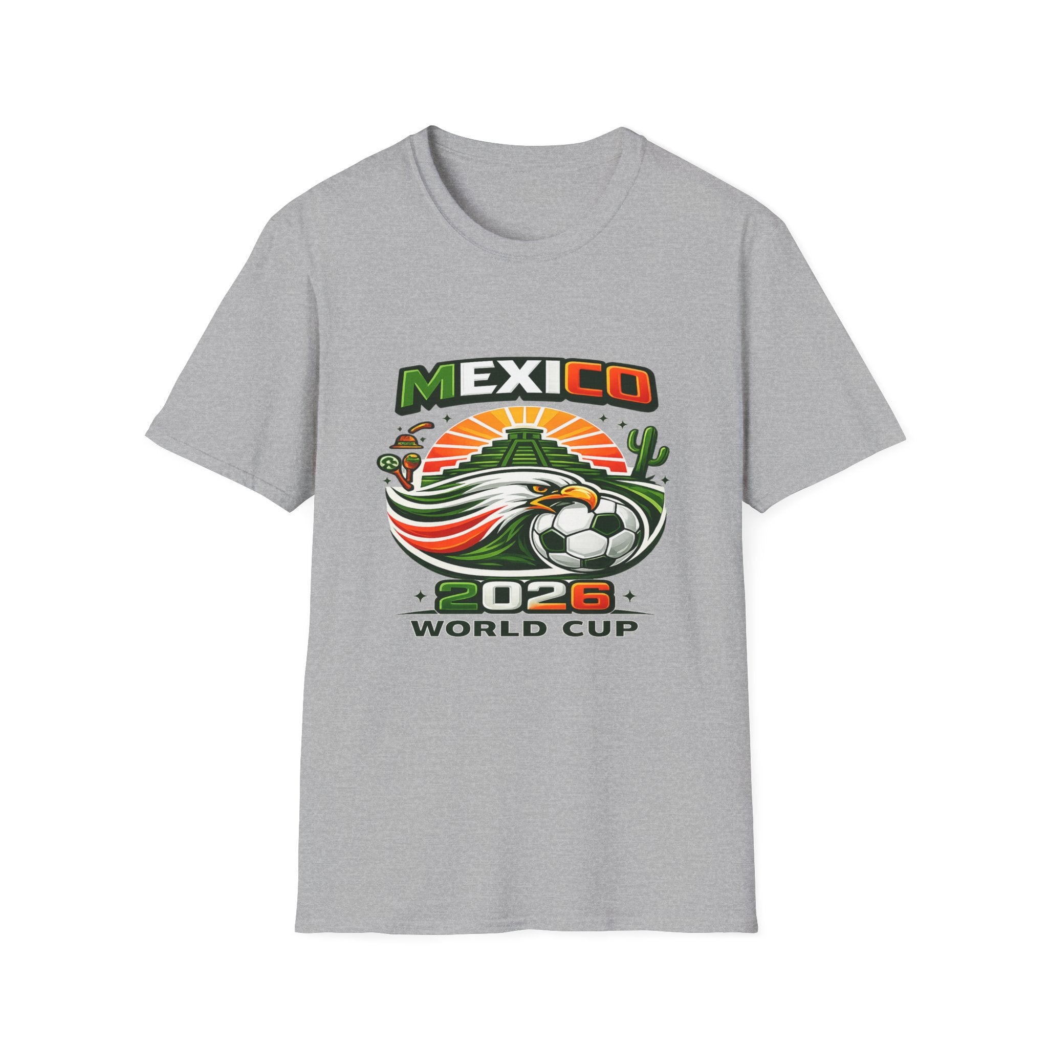 Mexico 2026 World Cup Soccer T-Shirt — Mexican Football Fan Tee