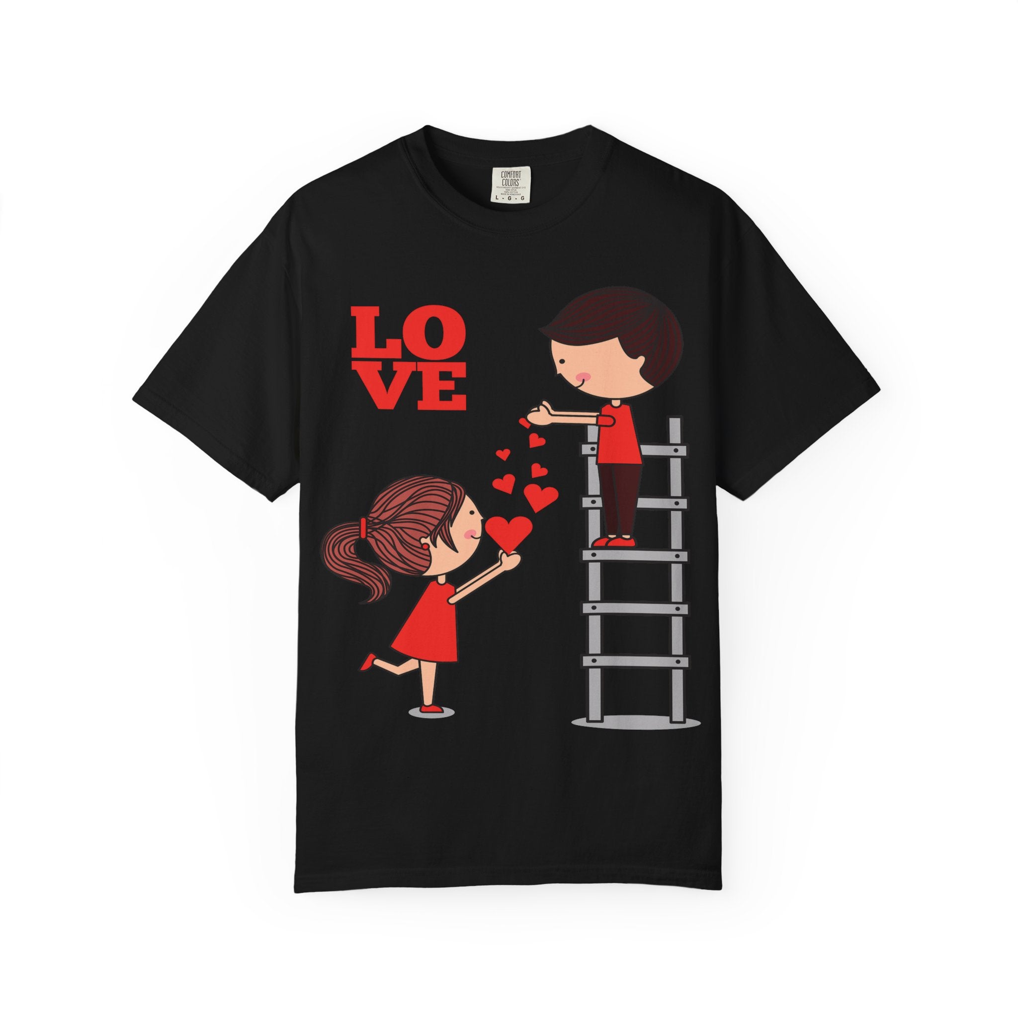 Love Ladder T-Shirt — Cute Couple Valentine Tee