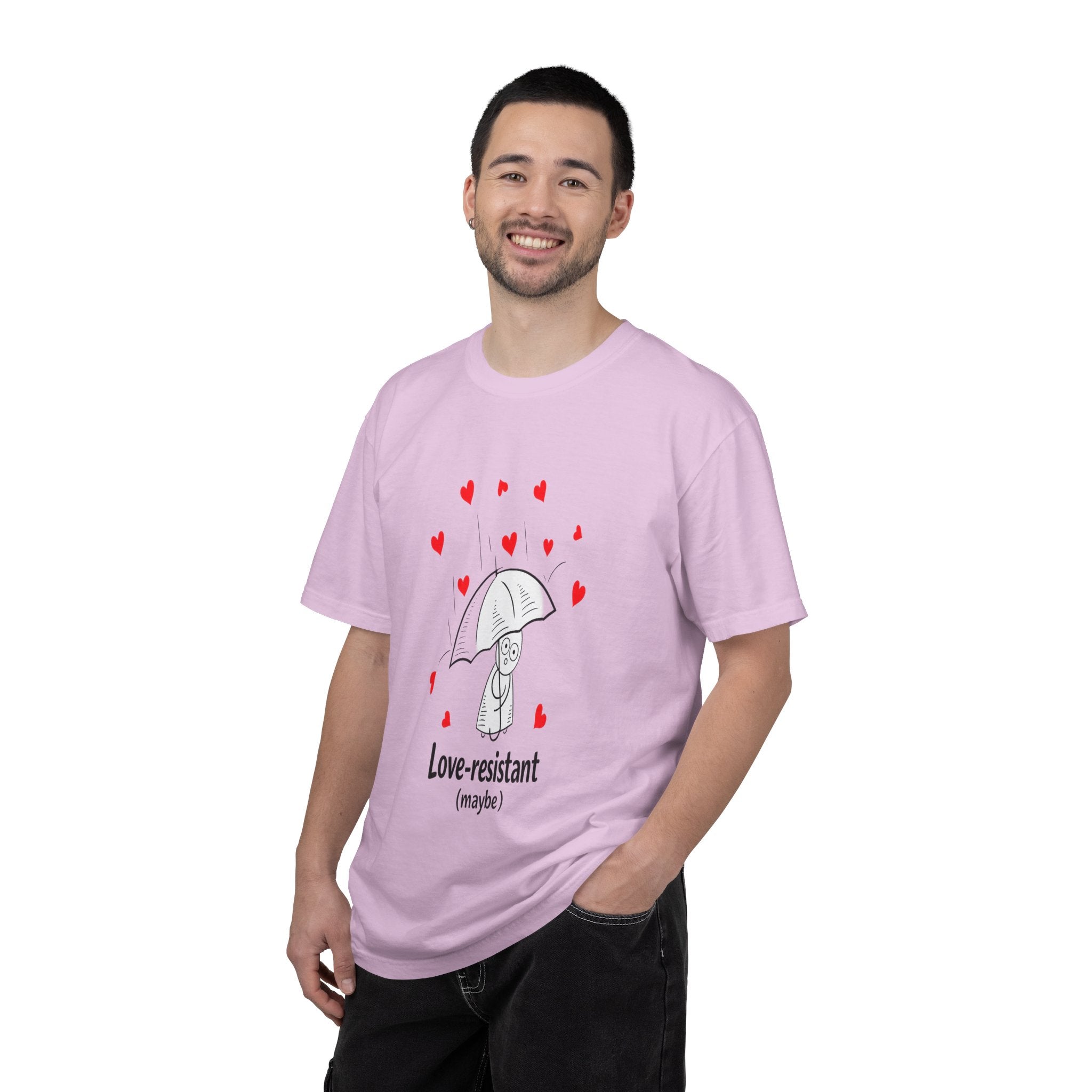 Love-Resistant (Maybe) T-Shirt — Cute Anti-Valentine Graphic Tee