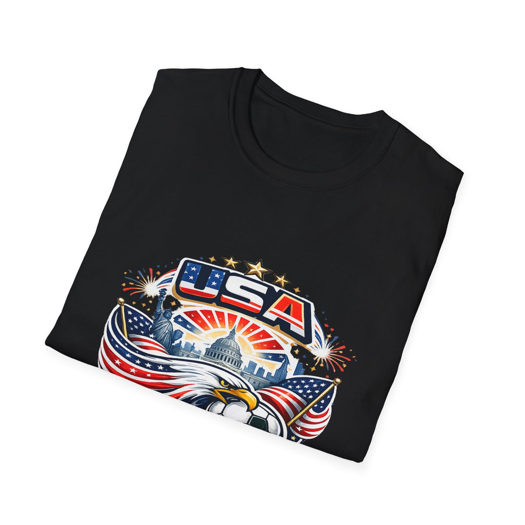 USA World Cup 2026 Soccer T-Shirt — Eagle & Flag Graphic